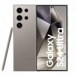 Samsung Galaxy S24 Ultra 5G AI Smartphone with Galaxy AI (Titanium Gray, 12GB, 256GB Storage)
